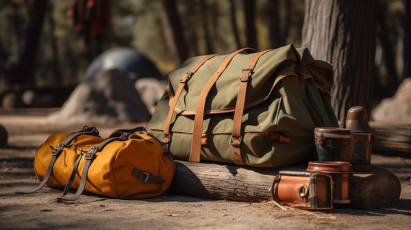 Backpack top with bedroll