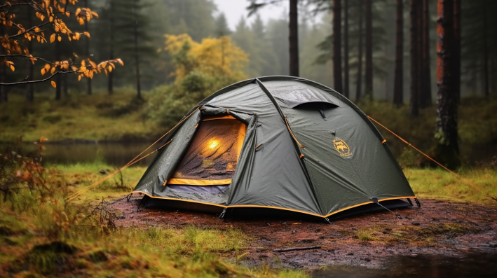 Rain on the tent 2025
