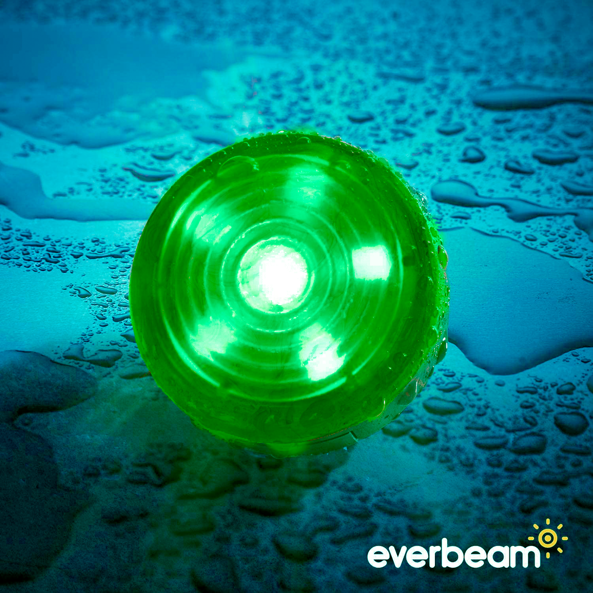 Everbeam E200 LED Safety Lights Rechargeable - 2 Pack (green)