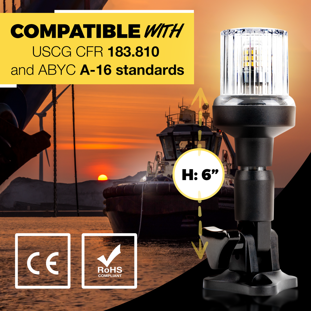 Everbeam LED Boat Navigation Light