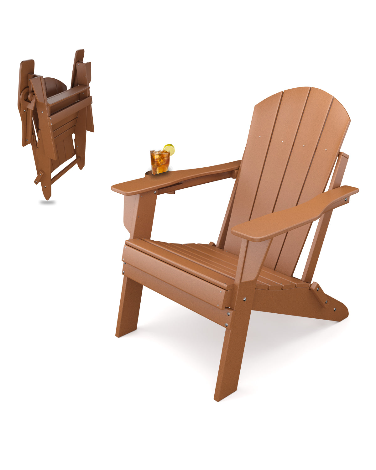 Sleek Space Adirondack Folding Chair