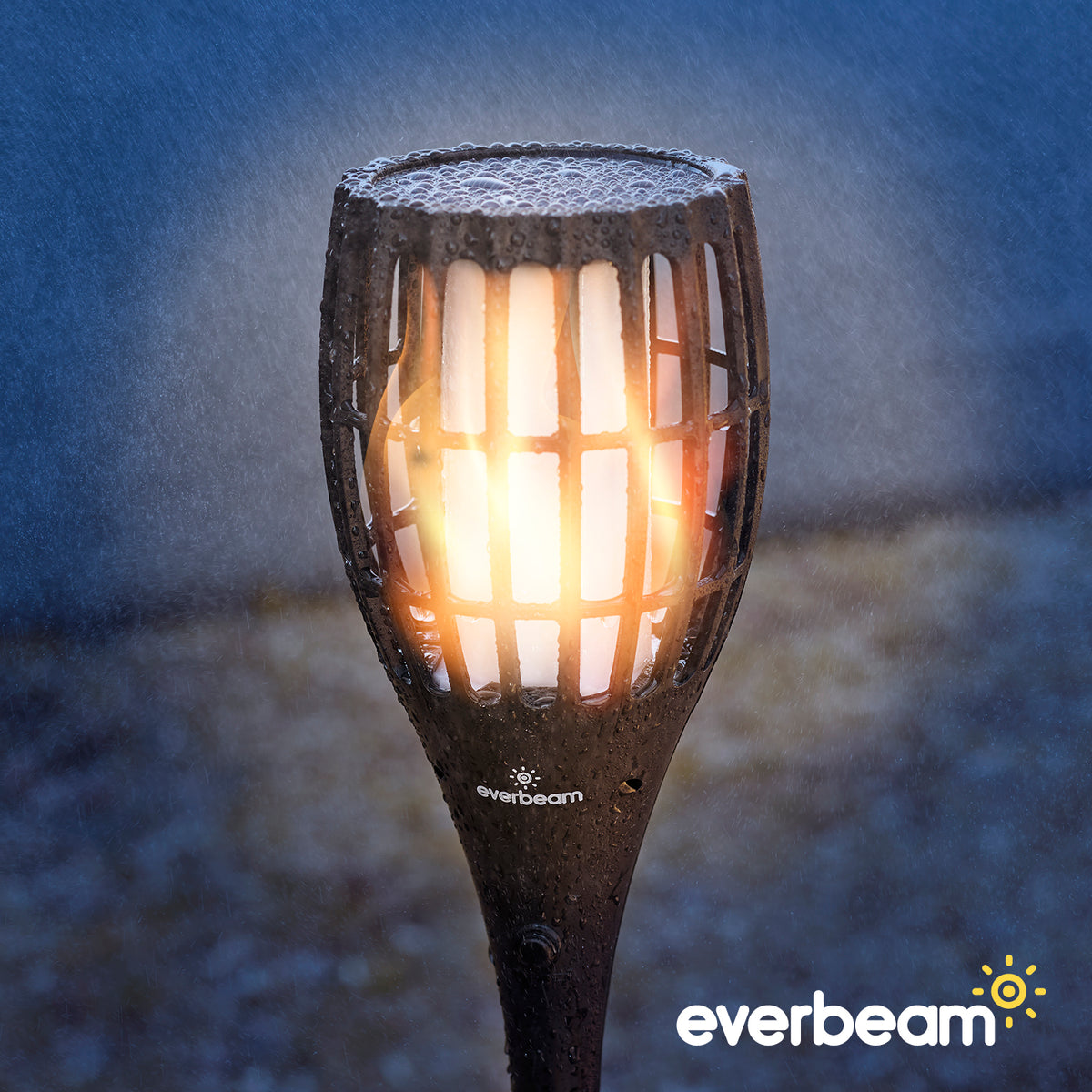 Everbeam P1 Solar Torch Light With Flickering Flame