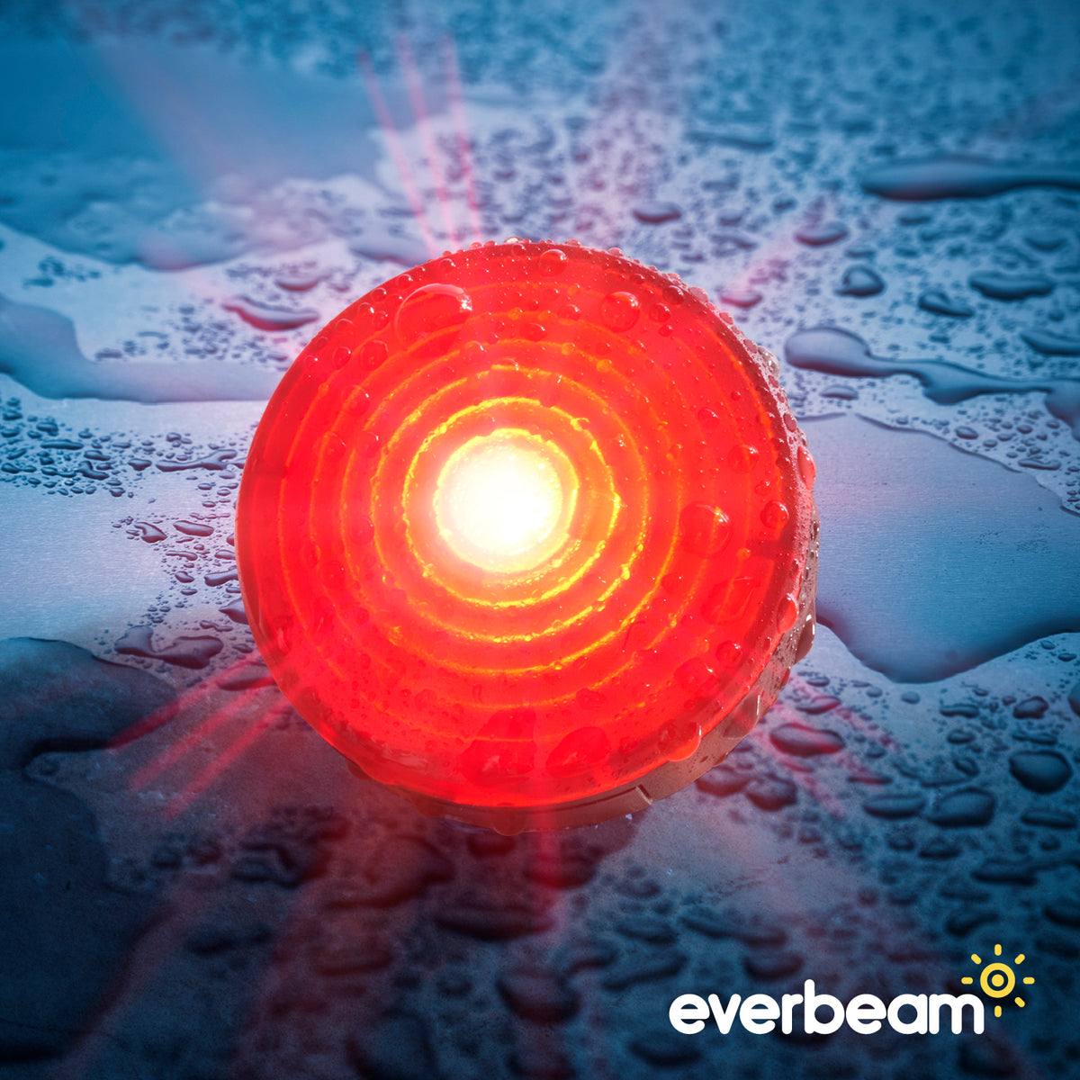 Everbeam E100 LED Safety Lights - 2 Pack (red)