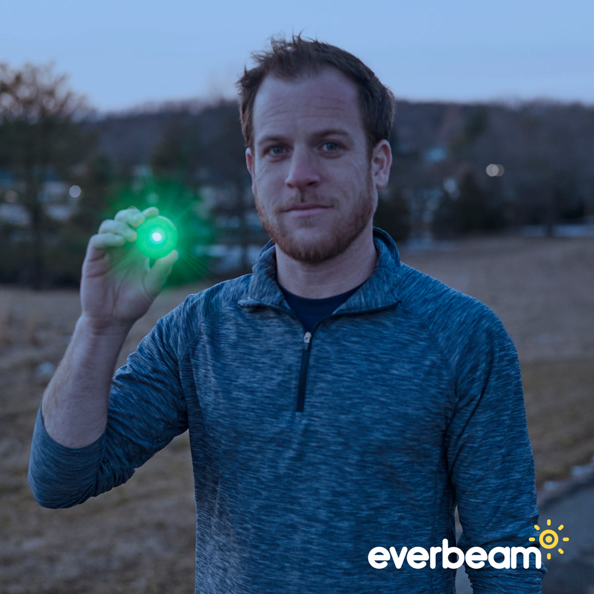Everbeam E100 LED Safety Lights - 2 Pack (Green)