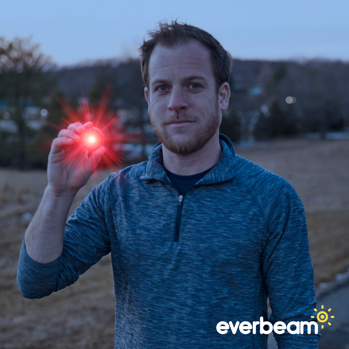 Everbeam E100 LED Safety Lights - 2 Pack (red)