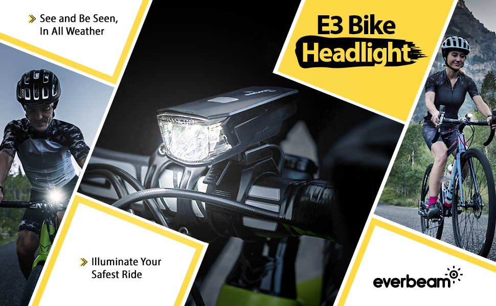 Everbeam E3 Bike Head Light