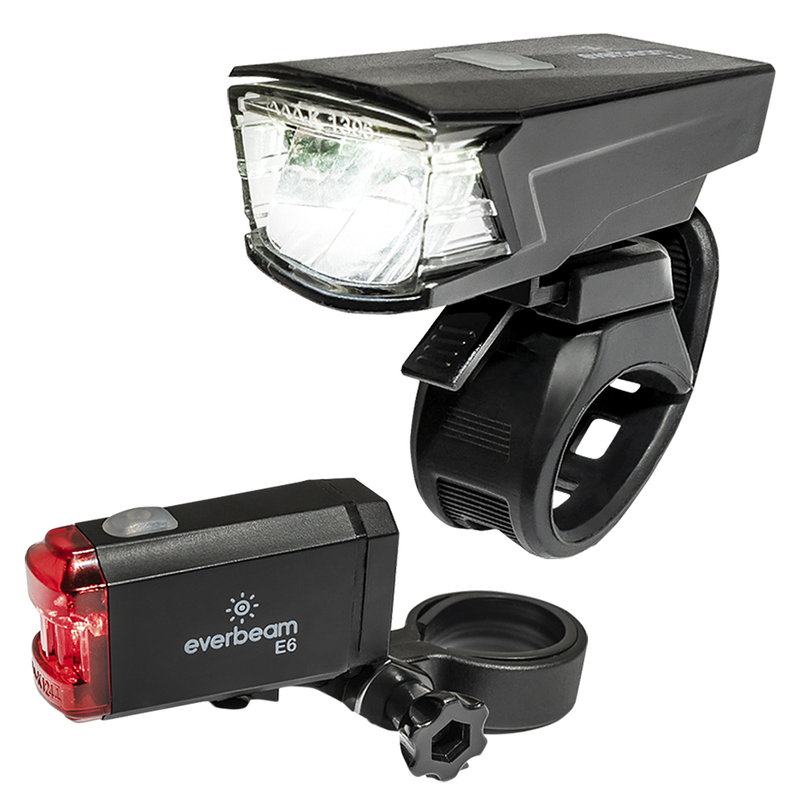 Everbeam E9 Rechargeable Bike Light Set