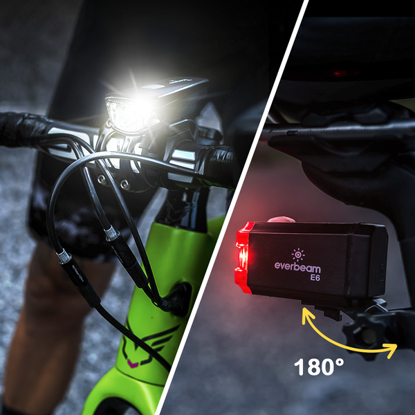 Everbeam E9 Rechargeable Bike Light Set