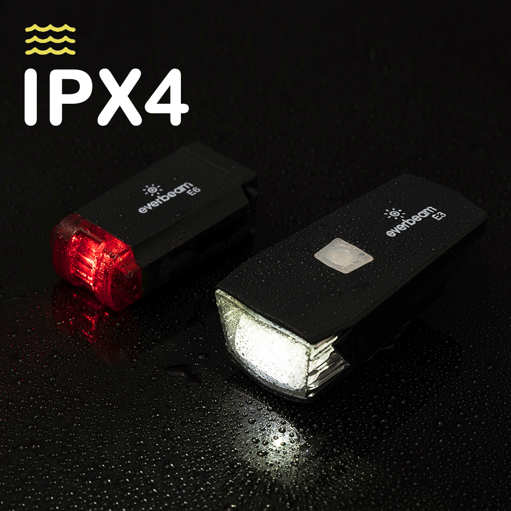 Everbeam E9 Rechargeable Bike Light Set