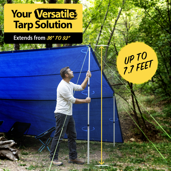 Diy tarp pole hotsell